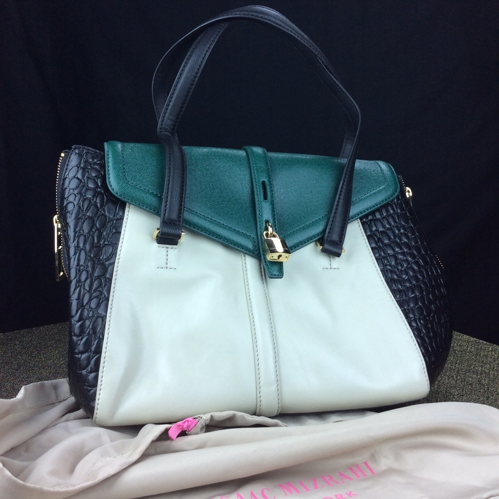 Issac Mizrahi color block shoulder bag